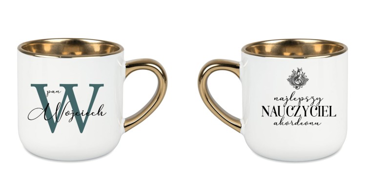 Nauczyciel akordeonu / Nauczycielka akordeonu - Akordeon - Personalizacja - Kubek elegant