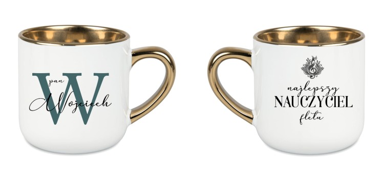 Nauczyciel fletu / Nauczycielka fletu - Flet - Personalizacja - Kubek elegant
