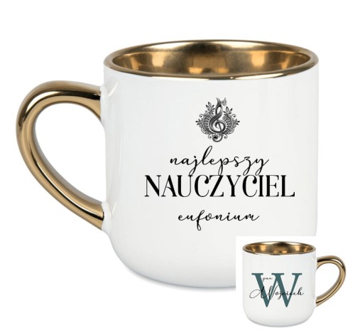 Nauczyciel euphonium / Nauczycielka euphonium - Euphonium - Eufonium - Personalizacja - Kubek elegant