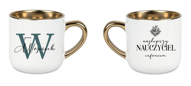 Nauczyciel euphonium / Nauczycielka euphonium - Euphonium - Eufonium - Personalizacja - Kubek elegant