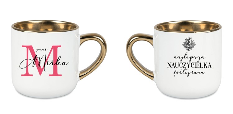 Nauczyciel fortepianu / Nauczycielka fortepianu - Fortepian - Personalizacja - Kubek elegant