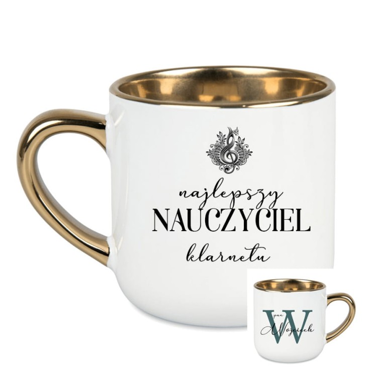 Nauczyciel klarnetu / Nauczycielka klarnetu - Klarnet - Personalizacja - Kubek elegant