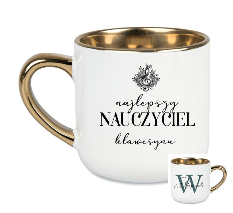 Nauczyciel klawesynu / Nauczycielka klawesynu - Klawesyn - Personalizacja - Kubek elegant
