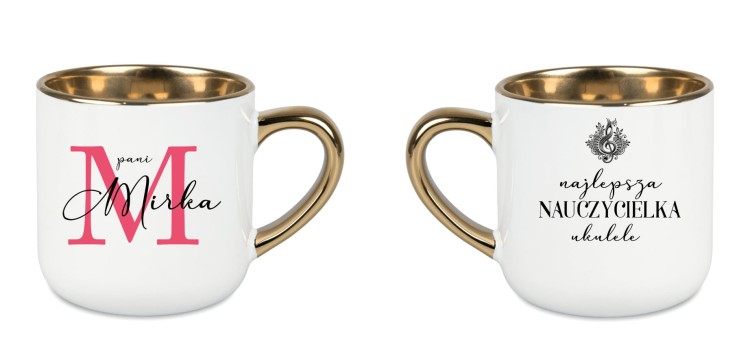Nauczyciel ukulele / Nauczycielka ukulele - Ukulele - Personalizacja - Kubek elegant