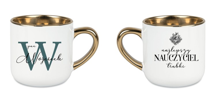 Nauczyciel trąbki / Nauczycielka trąbki - Trąbka - Personalizacja - Kubek elegant