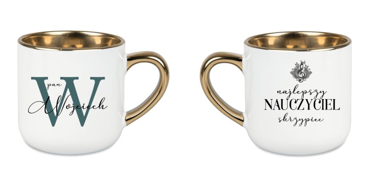 Nauczyciel skrzypiec / Nauczycielka skrzypiec - Skrzypce - Personalizacja - Kubek elegant