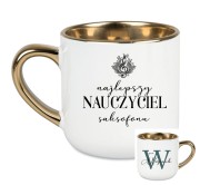 Nauczyciel saksofonu / Nauczycielka saksofonu - Saksofon - Personalizacja - Kubek elegant