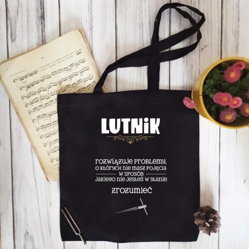 Lutnik - Prezent dla lutnika - Rozwiązuje problemy - Torba 2 ucha
