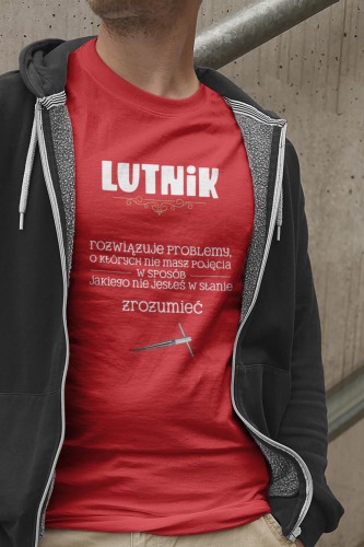 Lutnik - Prezent dla lutnika - Rozwiązuje problemy - Koszulka