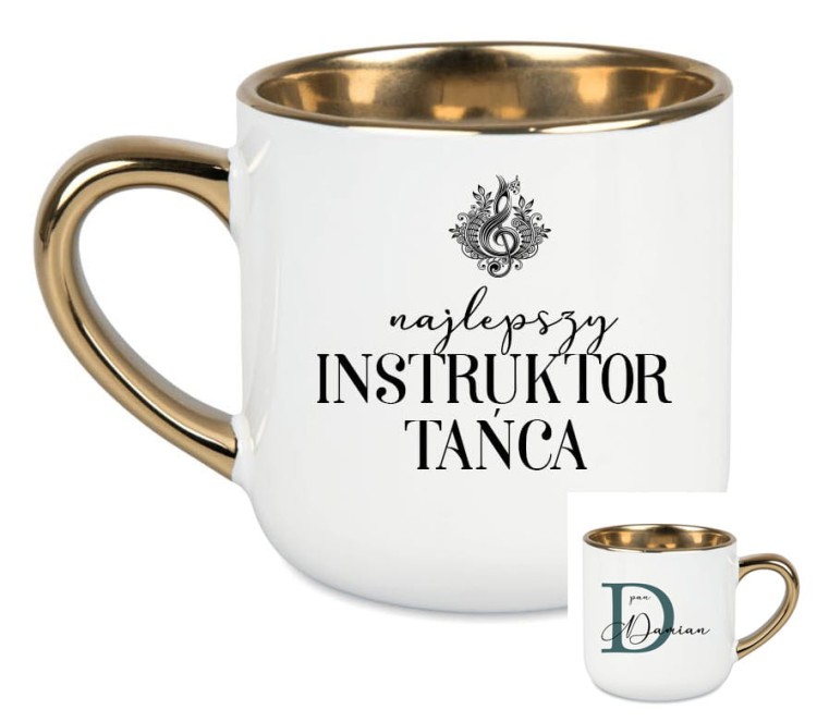 Instruktor tańca / Instruktorka tańca - Taniec - Personalizacja - Kubek elegant