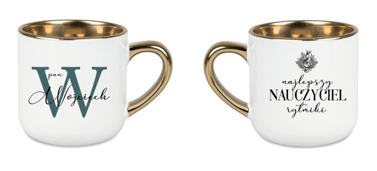 Nauczyciel rytmiki / Nauczycielka rytmiki  - Rytmika - Personalizacja - Kubek elegant