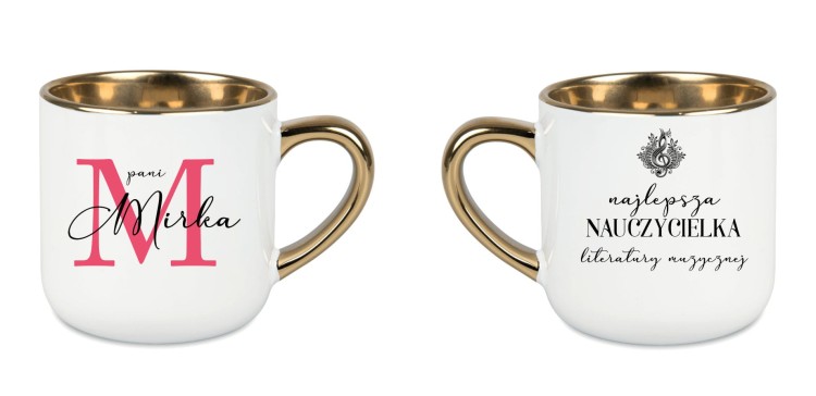 Nauczyciel literatury muzycznej / Nauczycielka literatury muzycznej  - Literatura muzyczna - Personalizacja - Kubek elegant