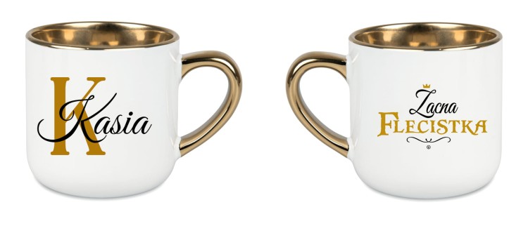 Flet - Zacna flecistka / Zacny flecista - Personalizacja - Kubek elegant