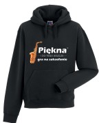 Saksofon - Piękna i gra na saksofonie - Prezent dla saksofonistki - Bluza