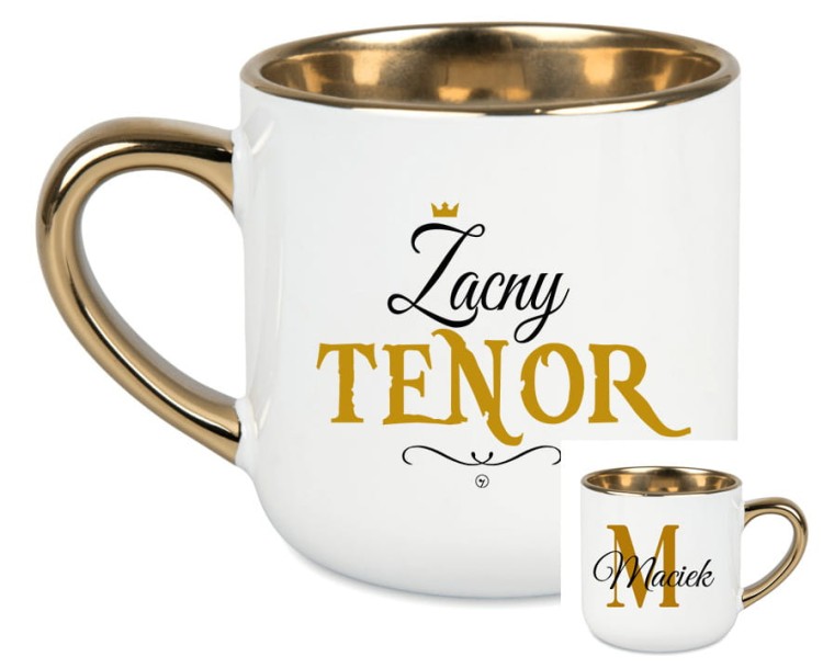 Tenor - Zacny tenor - Prezent dla tenora - Personalizacja - Kubek elegant