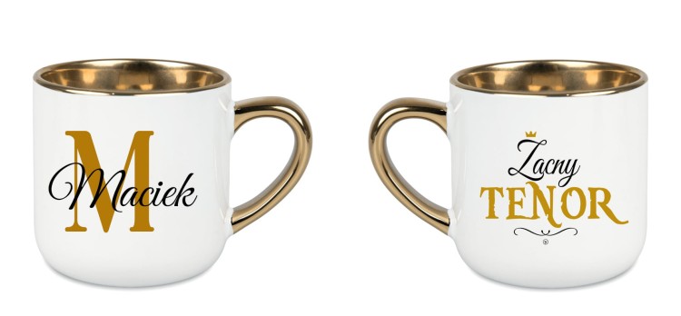 Tenor - Zacny tenor - Prezent dla tenora - Personalizacja - Kubek elegant