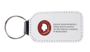 Brelok z ekoskóry - Breloczek - Personalizacja - Dowolny nadruk - Przykład