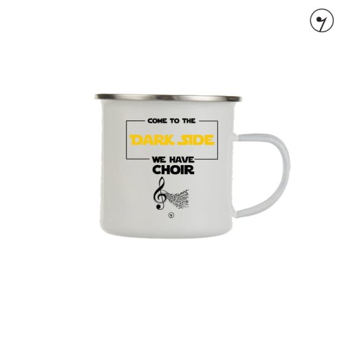 Chór - Dark side - Prezent dla chórzysty - Kubek emaliowany