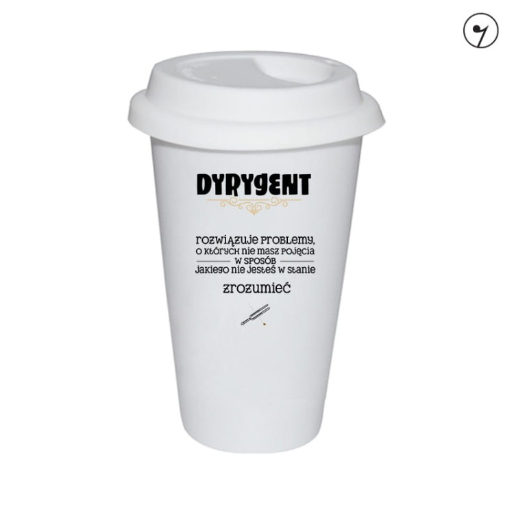 Dyrygent - Rozwiązuje problemy - Prezent dla dyrygenta - Tumber