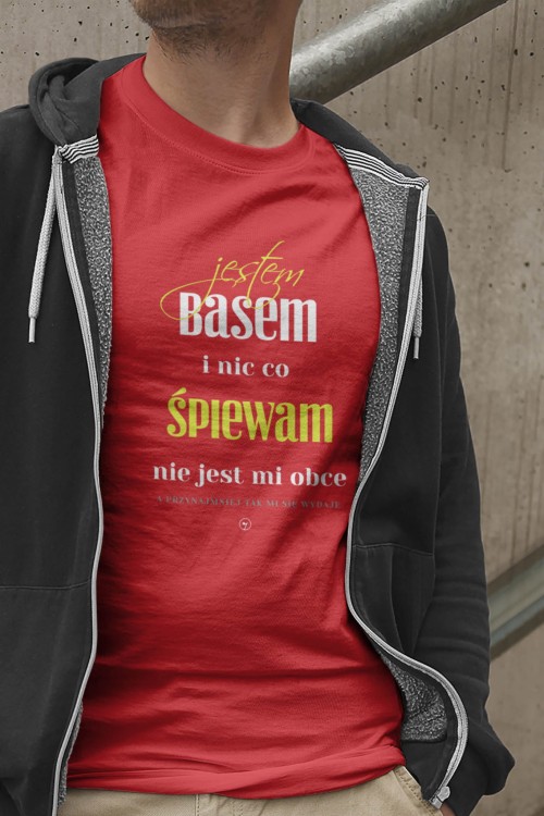Bas - Prezent dla basa - Jestem basem - Koszulka