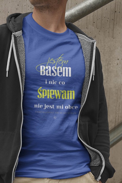 Bas - Prezent dla basa - Jestem basem - Koszulka