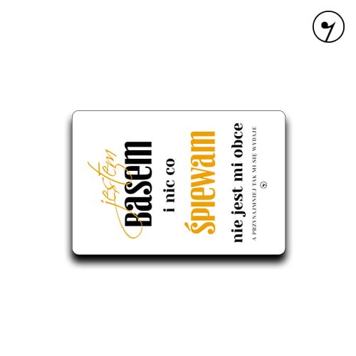 Bas - Prezent dla basa - Jestem basem - Magnes