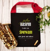 Bas - Prezent dla basa - Jestem basem - Torba na ramię