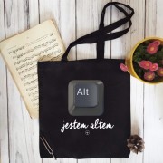 Alt - Jestem altem - Przycisk - Chór – Prezent dla chórzysty - Torba 2 ucha