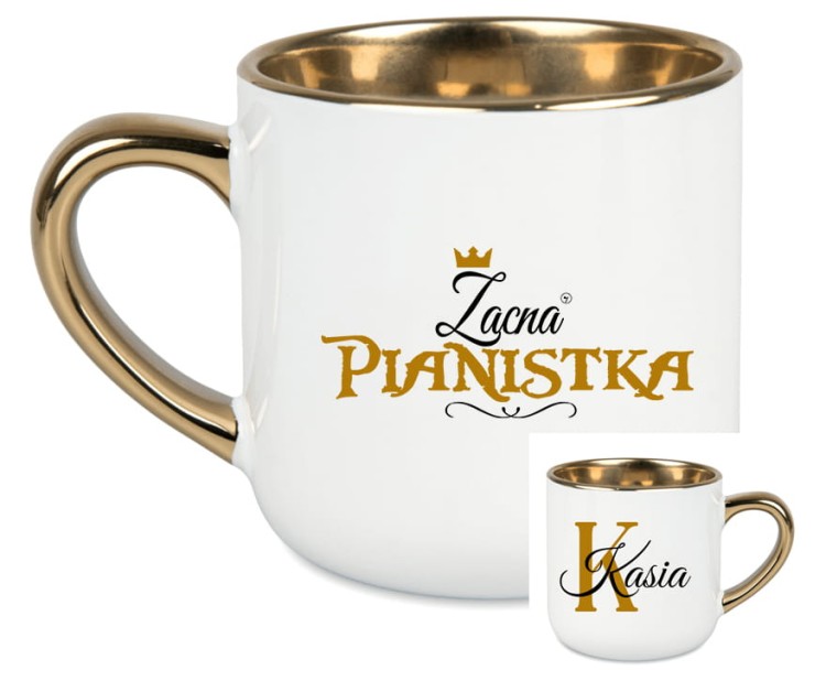 Fortepian - Zacna pianistka / Zacny pianista - Personalizacja - Kubek elegant