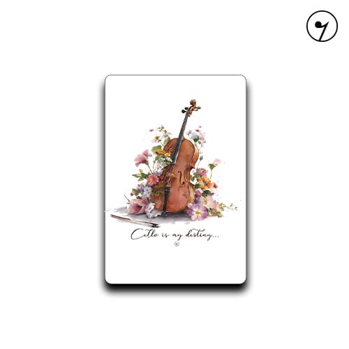 Wiolonczela - Cello is my destiny - Prezent dla wiolonczelistki - Prezent dla wiolonczelisty - Magnes