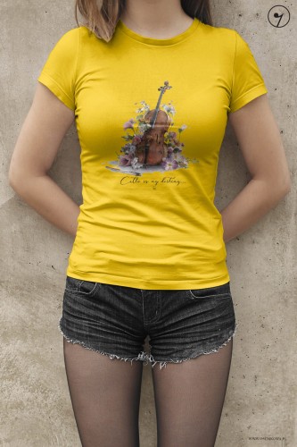 Wiolonczela - Cello is my destiny - Prezent dla wiolonczelistki - Prezent dla wiolonczelisty - Koszulka