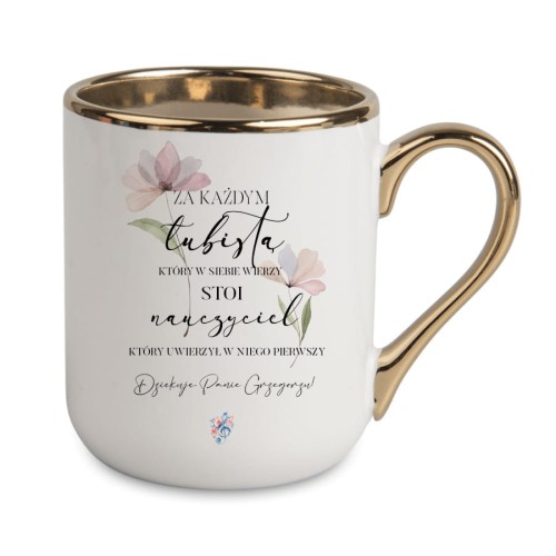 Kubek elegant Tuba – Za każdym tubistą stoi nauczyciel – Osemkowa.pl