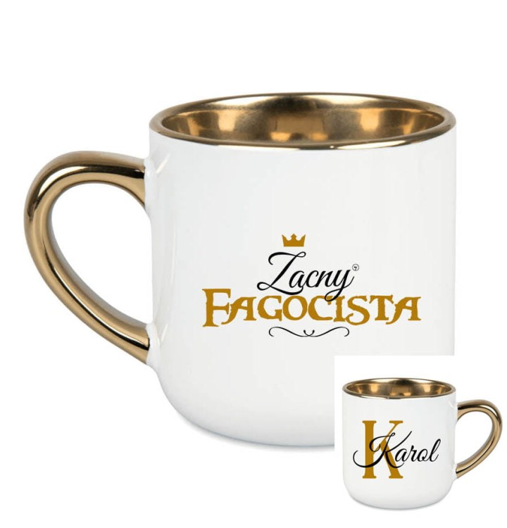 Fagot - Zacna fagocistka / Zacny fagocista - Personalizacja - Kubek elegant
