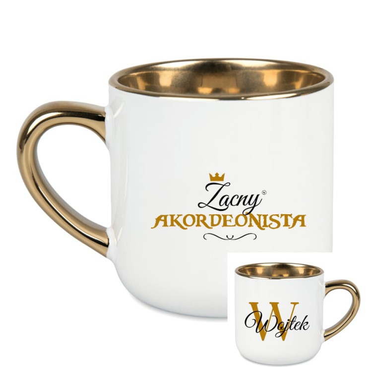 Akordeon - Zacna akordeonistka / Zacny akordeonista - Personalizacja - Kubek elegant