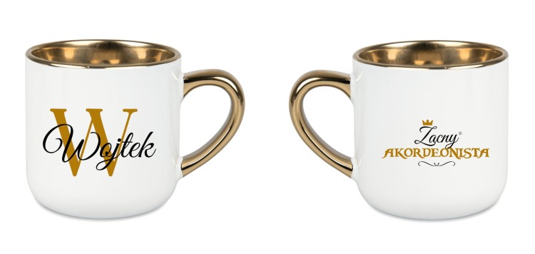 Kubek elegant z akordeonem - Prezent dla akordeonisty