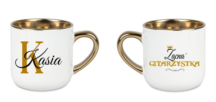 Gitara - Zacna gitarzystka - Prezent dla muzyka - Kubek gitarzystki