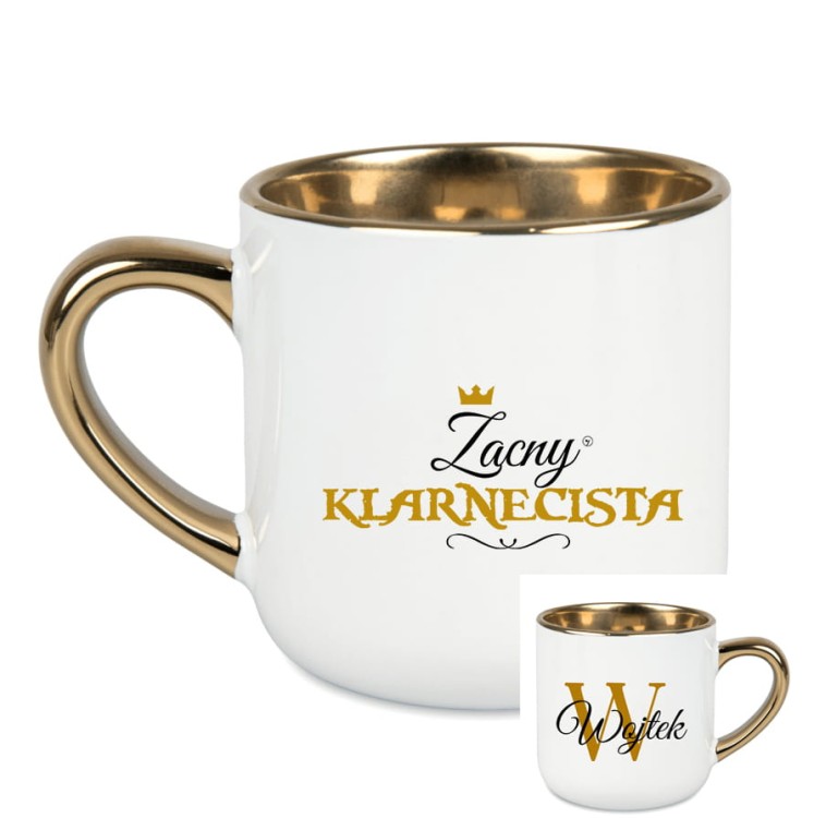 Klarnet - Zacna klarnecistka / Zacny klarnecista - Personalizacja - Kubek elegant