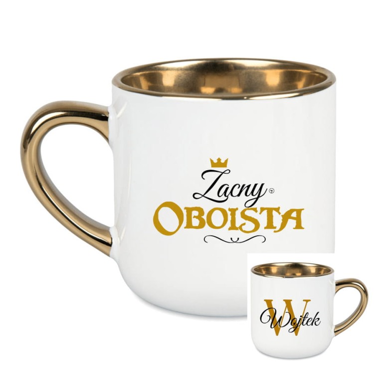 Obój - Zacna oboistka / Zacny oboista - Personalizacja - Kubek elegant