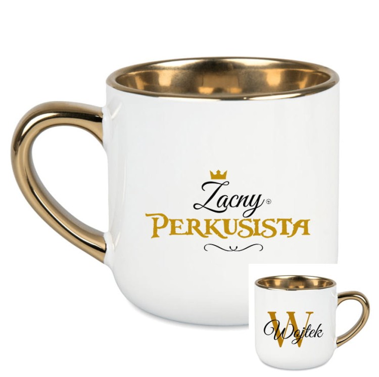 Perkusja - Zacna perkusistka / Zacny perkusista - Personalizacja - Kubek elegant