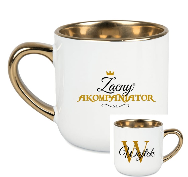 Akompaniatorka / Akompaniator - Zacna akompaniatorka / Zacny akompaniator - Personalizacja - Kubek elegant