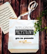 Puzon - Przystojny, inteligentny, gra na puzonie - Torba z 2 uchami