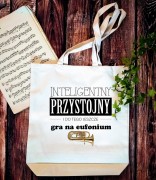 Eufonium - Przystojny, inteligentny, gra na eufonium - Torba z 2 uchami