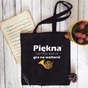 Waltornia - Torba z waltornią - Piękna i do tego gra na waltorni - Torba 2 uchami