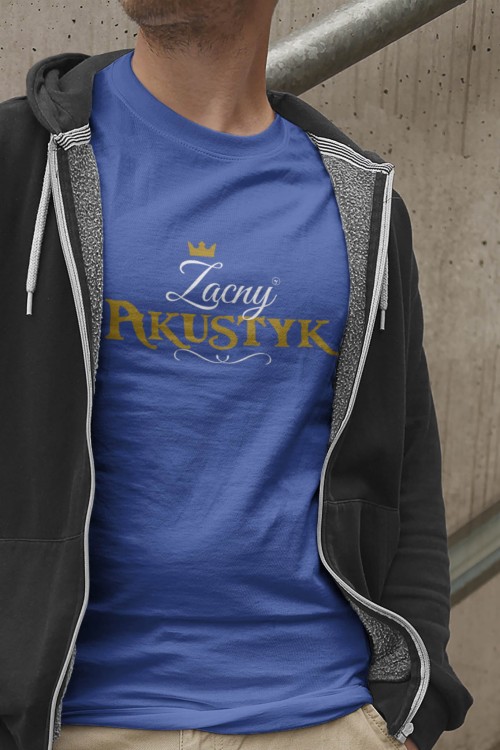 Zacny akustyk - koszulka dla akustyka - osemkowa.pl