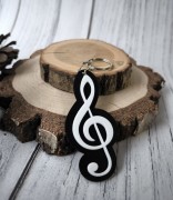 Klucz wiolinowy - Brelok 3d