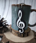 Klucz wiolinowy - Brelok 3d