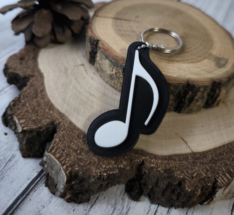 Nutka - Ósemka - Prezent dla muzyka - Brelok 3d