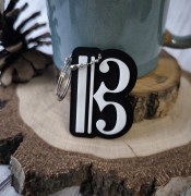 Klucz altowy - Prezent dla muzyka - Brelok 3d