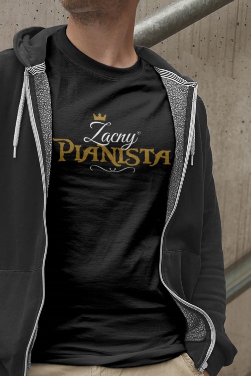 Fortepian - Pianino - Koszulka pianisty - osemkowa.pl