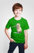 Flute - Capybara playing the flute - Children's T-shirt